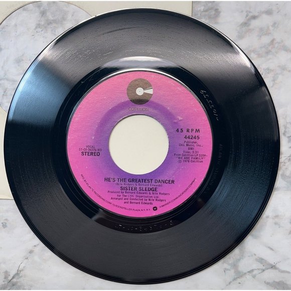 Sister Sledge He's the Greatest Dancer / Somebody Love Me 45 Disco 1978 - Picture 4 of 6